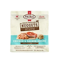 - Freeze Dried Cat Food Nuggets - Raw & Natural Nutrition - Chicken & Salmon Recipe
