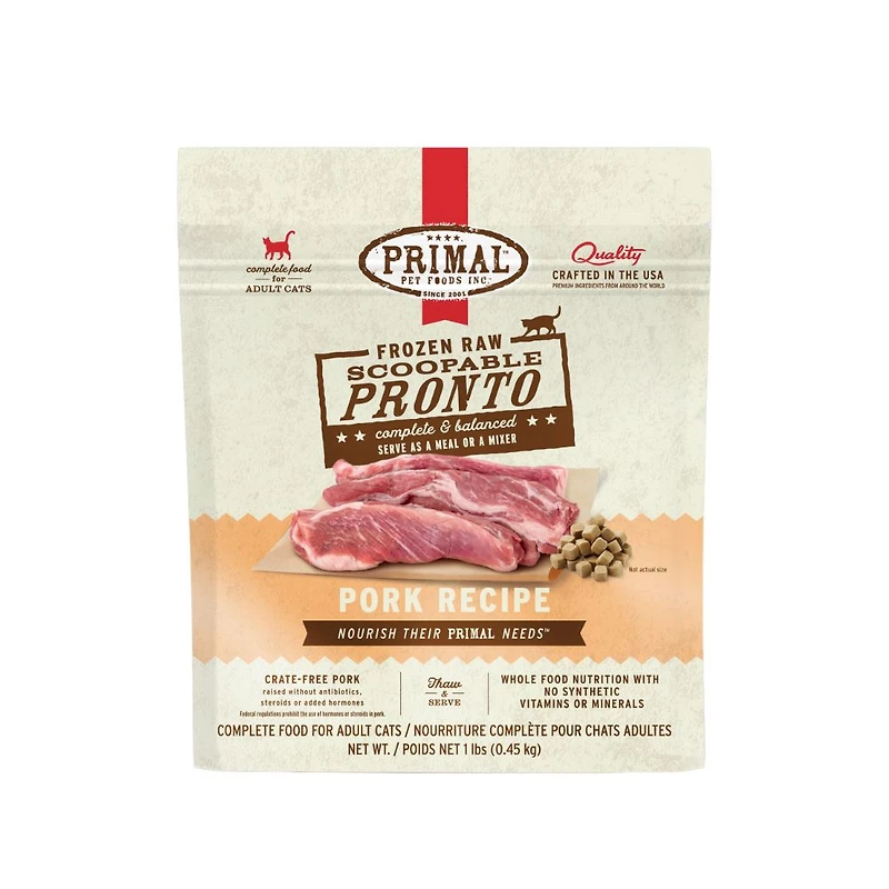 Primal - Frozen Cat Food - Pronto - Pork