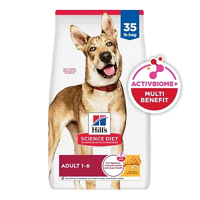 Science Diet - Adult Dry Dog Food – Chicken & Barley Recipe – Supports Digestive Health