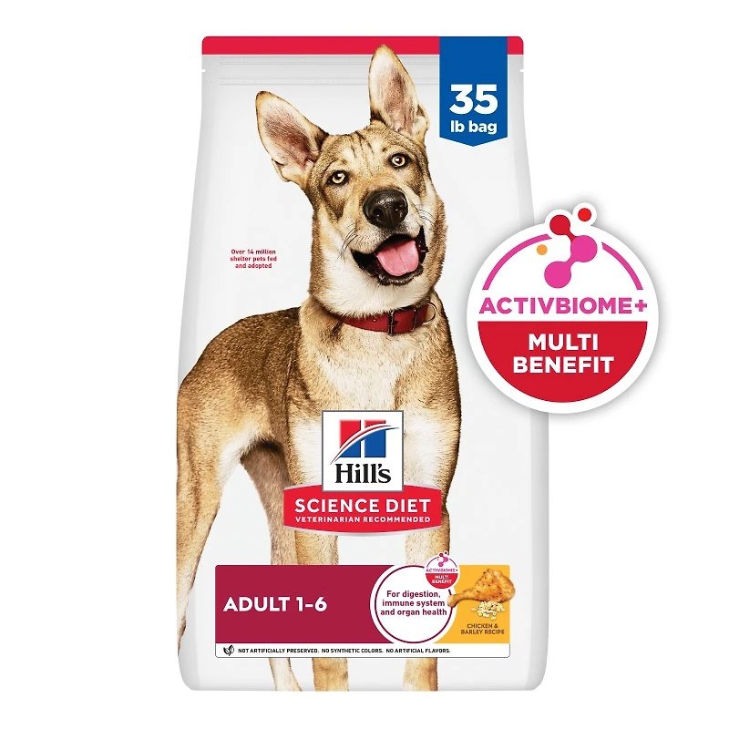 Science Diet - Adult Dry Dog Food – Chicken & Barley Recipe – Supports Digestive Health