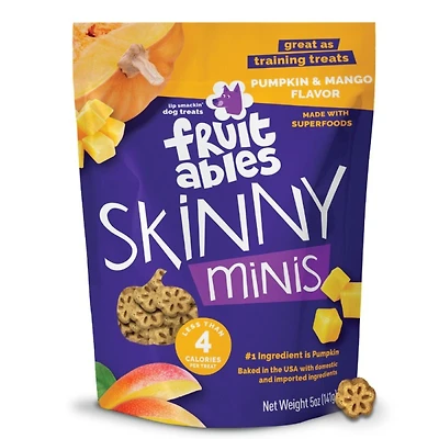 Fruitables - Skinny Minis® Dog Treat - Big Flavor Soft Chews with Superfoods