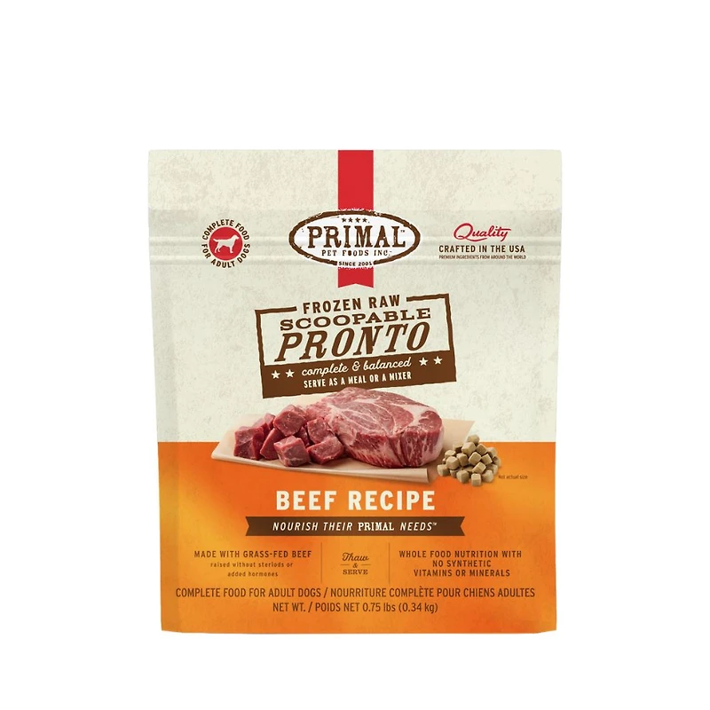 Primal - Frozen Scoopable Pronto Dog Food - Raw & Natural Nutrition