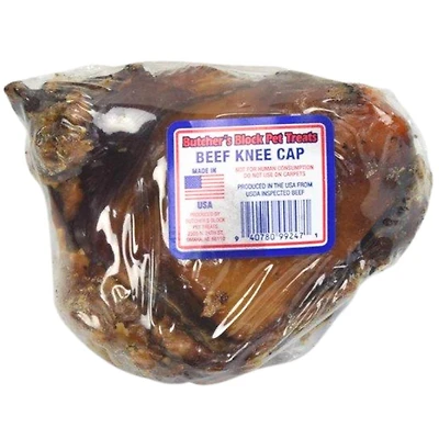 Butcher's Block Bones - Dog Chew - Single Ingredient Hickory Smoked Beef Patella Bone - Knee Cap