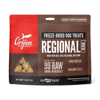 Orijen - Freeze Dried Dog Treat - High Protein Training Reward - Regional Red Recipe