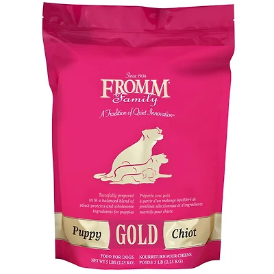 Fromm - Puppy Dry Dog Food - Supports Growth,  Digestion & Lean Muscle - 5 lbs Bag