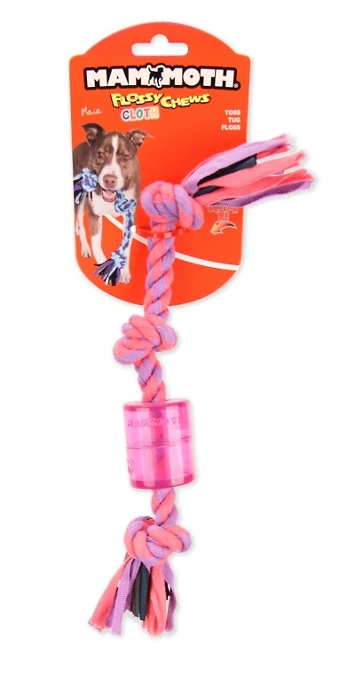 - Dog Toy - Flossy Chews Squeaky 3 Knot