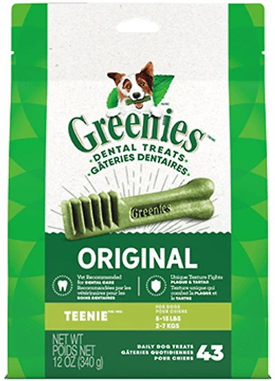 Greenies - Dental Dog Treats - Teenie