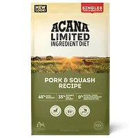 ACANA - Limited Ingredient Dry Dog Food - Supports Digestive Health - Singles Pork & Squash Recipe - 22.5 lbs Bag
