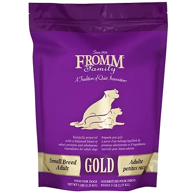Fromm - Small Breed Adult Dry Dog Food - Supports Digestion,  Lean Muscle & Complete Nutrition - 5 lbs Bag