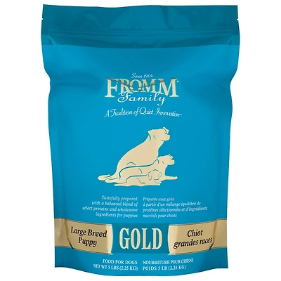 Fromm - Large Breed Puppy Dry Dog Food - Supports Growth,  Digestion & Lean Muscle - 5 lbs Bag