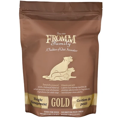 Fromm - Weight Management Dry Dog Food - Supports Healthy Weight,  Digestion & Lean Muscle - 5 lbs Bag