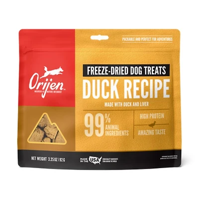Orijen - Freeze Dried Dog Treat - High Protein Training Reward - Free Run Duck Recipe