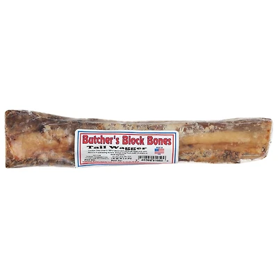 Butcher's Block Bones - Dog Chew – Single Ingredient Hickory Smoked Beef Rib Bone – Tail Wagger