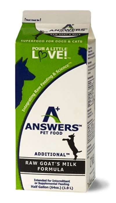 - Frozen Raw Goat's Milk with Beta Carotene