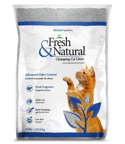 - Clumping Clay Cat Litter - Low Dust Natural Mineral Crystals for Odor Control - Scented