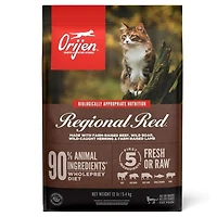 Orijen - High Protein Dry Cat Food - Grain Free with WholePrey Nutrition - Regional Red