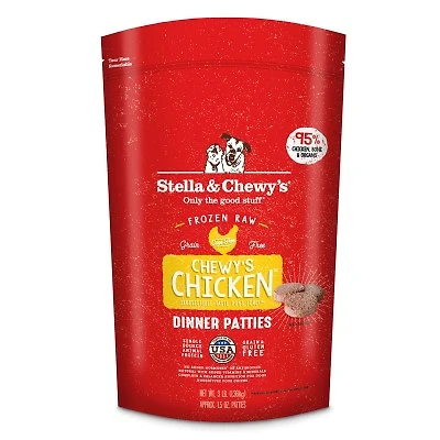 Stella & Chewy's - Frozen Dog Food - Chewy's Chicken Patties