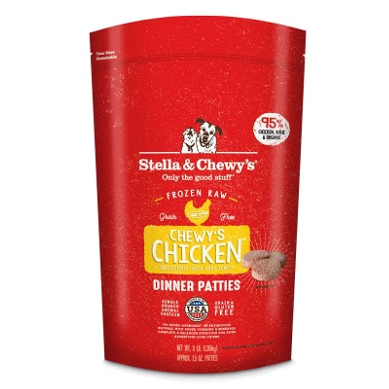 Stella & Chewy's - Frozen Dog Food - Chewy's Chicken Patties