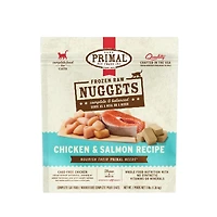 Primal - Frozen Cat Food Nuggets - Raw & Natural Nutrition - Chicken & Salmon Recipe