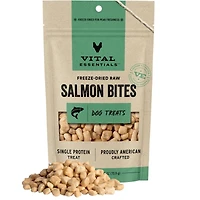 Vital Essentials - Freeze Dried Raw Dog Treats - High Protein,  Grain Free & Limited Ingredient - Salmon Bites