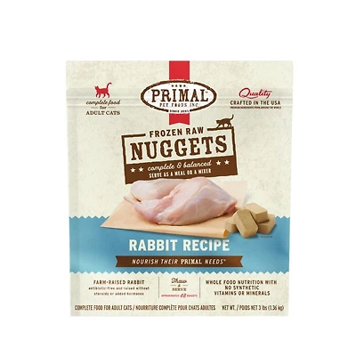 Primal - Frozen Cat Food Nuggets - Raw & Natural Nutrition