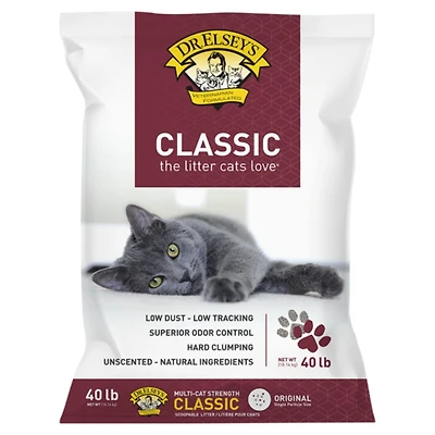 - Clumping Clay Cat Litter - Low Tracking & Hard Clumping Formula - Precious Cat Classic