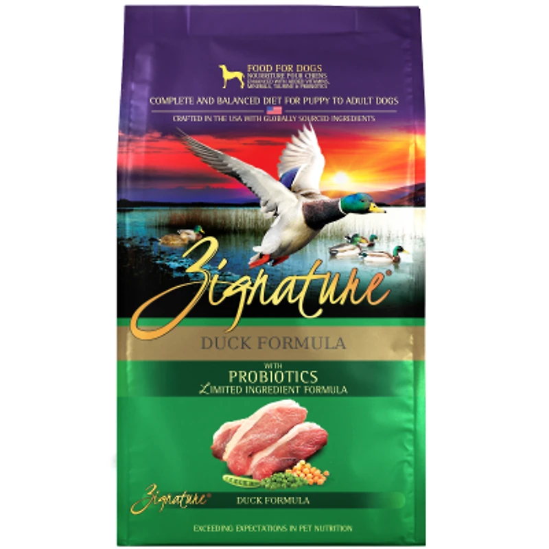 Zignature - Dog Food - Grain-Free Duck