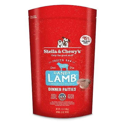 - Frozen Dog Food - Dandy Lamb Patties