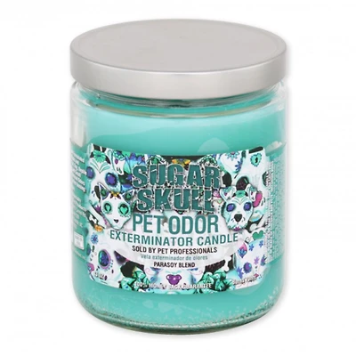 Specialty Pet - 13oz Candle - Pet Odor Exterminator with Enzymes - Sugar Skull Scent
