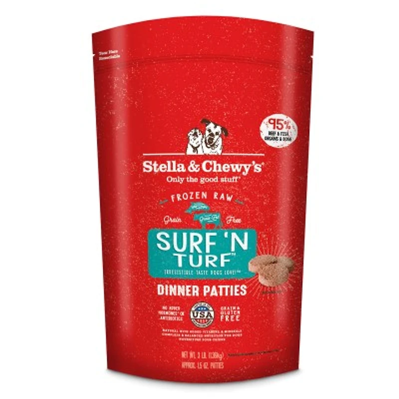 Stella & Chewy's - Frozen Dog Food - Surf & Turf