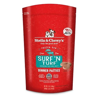 Stella & Chewy's - Frozen Dog Food - Surf & Turf