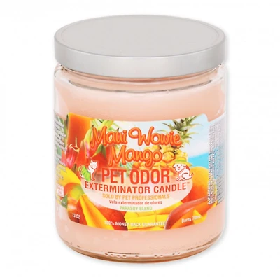 Specialty Pet - 13oz Candle - Pet Odor Exterminator with Enzymes - Maui Wowie Mango Scent