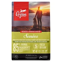 Orijen - High Protein Dry Dog Food - Supports Joints & Healthy Weight - Senior - 4.5 lbs Bag