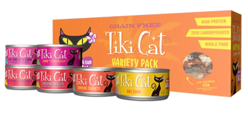 Tiki - Wet Cat Food - Grill Variety Pack