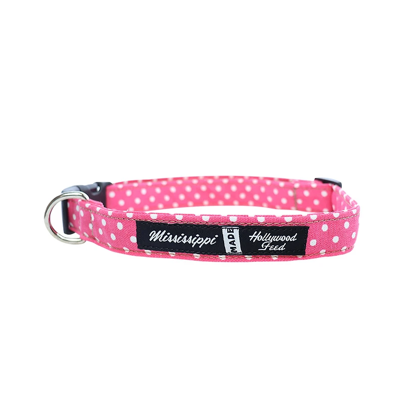 Adjustable Dog Collar - Soft Cotton & Durable Hardware