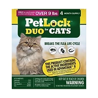 PetLock - Flea Prevention - Fast Acting Monthly Protection