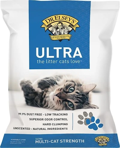 - Ultra Clumping Clay Cat Litter - Multi-Cat Formula with Superior Odor Control - Unscented