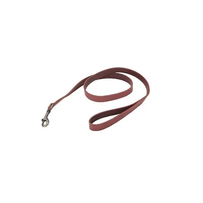 Coastal - Leather Dog Leash - Brick Red