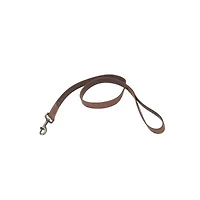 Coastal - Leather Dog Leash - Chocolate Brown