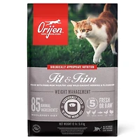 Orijen - High Protein Dry Cat Food - Grain Free with WholePrey Nutrition - Fit & Trim