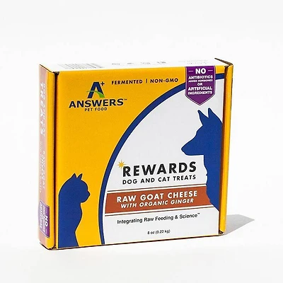 Answers - Treat - Raw Goat Milk Cheese Treat - Ginger