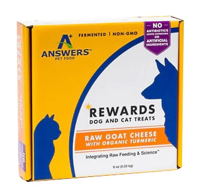 Answers - Treat - Raw Goat Milk Cheese Treat - Turmeric