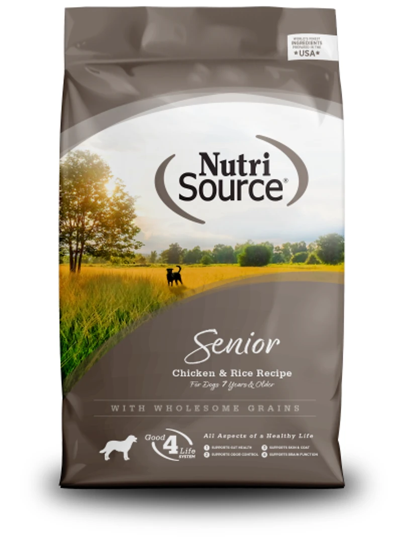NutriSource - Dog Food - Senior Chicken & Rice Recipe