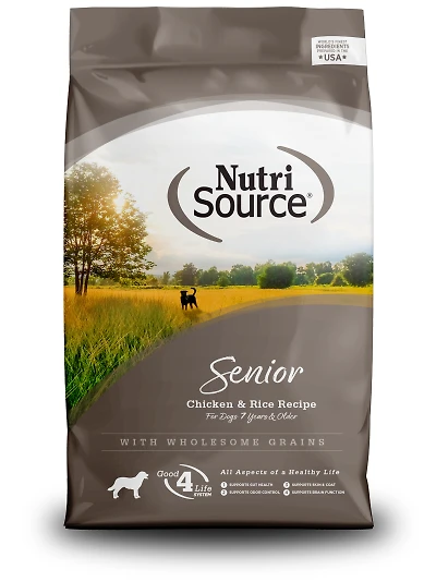 NutriSource - Dog Food - Senior Chicken & Rice Recipe