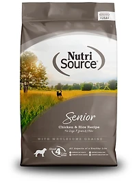 NutriSource - Dog Food - Senior Chicken & Rice Recipe