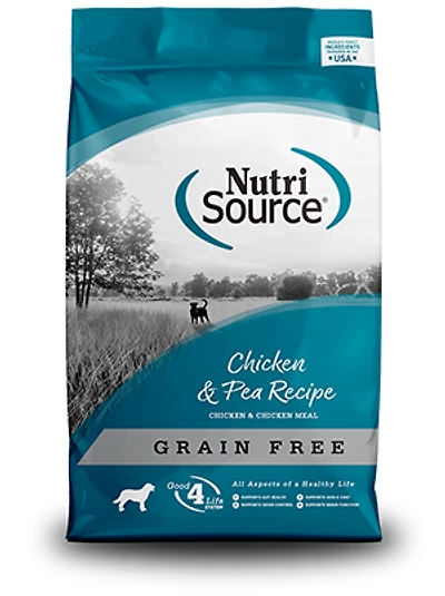NutriSource - Dog Food - Grain Free Chicken & Pea Recipe