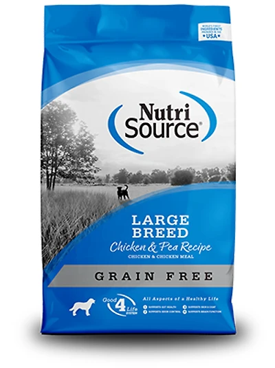 NutriSource - Dog Food - Large Breed Grain-Free Chicken & Pea