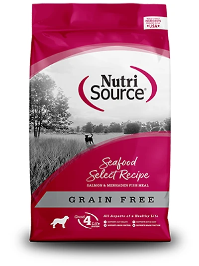 NutriSource - Dog Food - Grain Free Seafood Select with Salmon