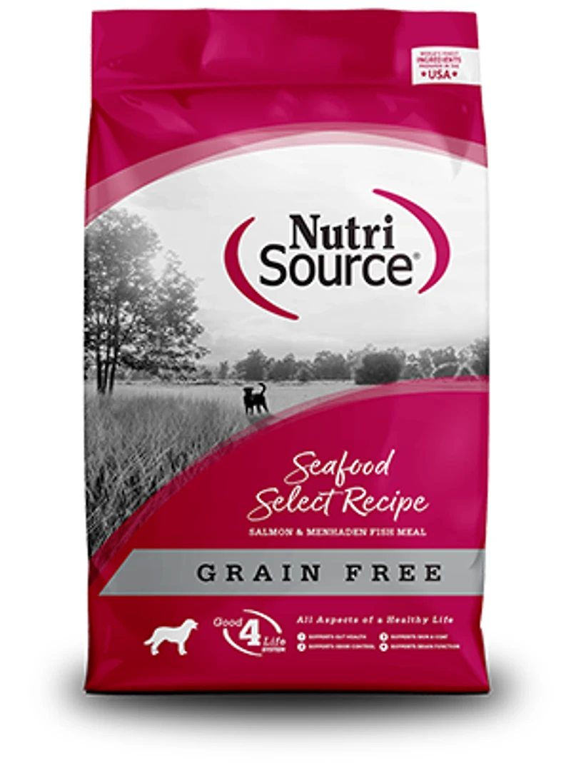 NutriSource - Dog Food - Grain Free Seafood Select with Salmon