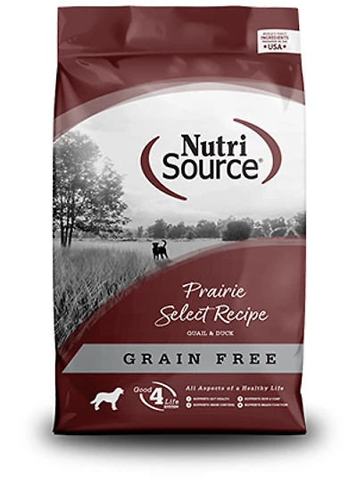 NutriSource - Dog Food - Grain Free Prairie Select with Quail